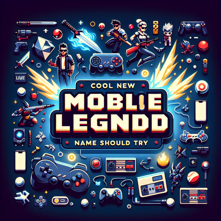 Nama Mobile Legend Keren Terbaru yang Harus Kamu Coba